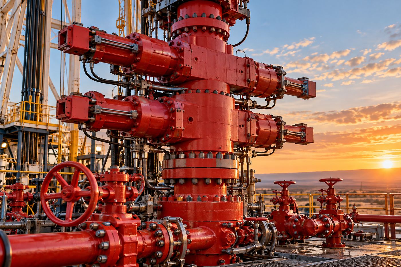 BOP & Pressure Control Equipment Services in progress